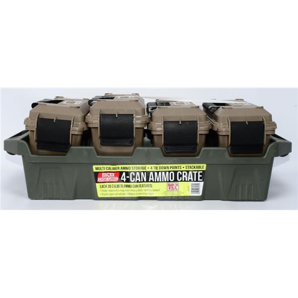 New MTM 4-Can Ammo Crate Combo