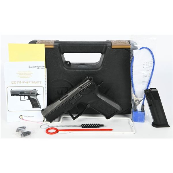 CZ 75 P-07 Duty Semi Auto Pistol 9MM