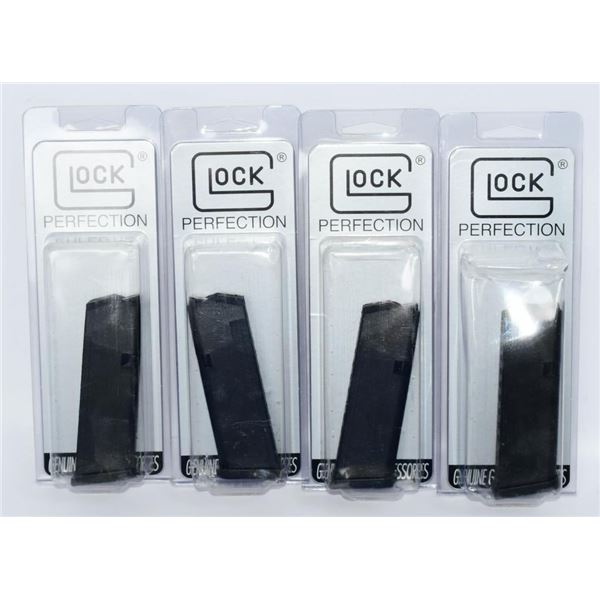 4 NIP GLOCK 19, 9mm 10 Round Magazines