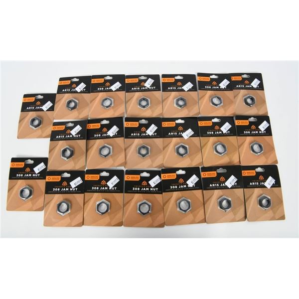20 New in Package Trinity Force Jamnuts