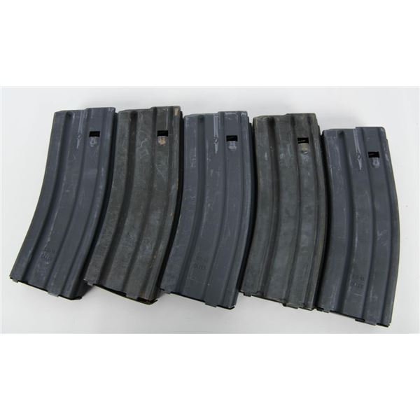 5 30 Round Metal .223/5.56 Magazines