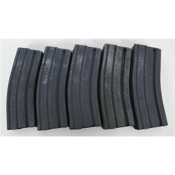 5 30 Round Metal .223/5.56 Magazines