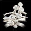 Image 1 : 14K Gold 0.92ctw Diamond Ring