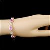 Image 3 : 18K Gold 10.54ct Sapphire & 2.69ctw Diamond Bracel