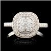 Image 1 : 14K Gold 0.86ctw Diamond Ring