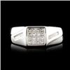 Image 1 : 14K Gold 0.78ctw Diamond Ring