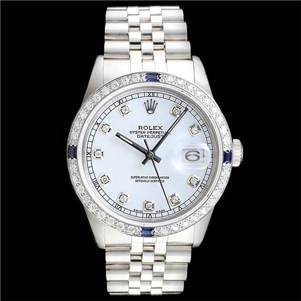 Rolex DateJust Diamond 36mm Wristwatch