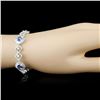 Image 3 : 18K Bracelet: 3.55ct Tanzanite & 4.81ctw Diamond