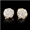 Image 2 : 0.38ctw Diamond Earrings in 14K Gold