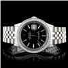 Image 2 : Men's Diamond Rolex DateJust Watch SS