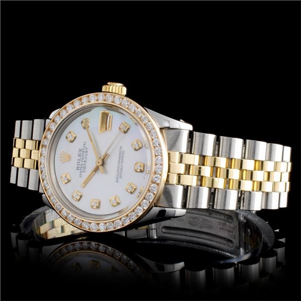 31MM Rolex DateJust Mid-size Diamond Watch