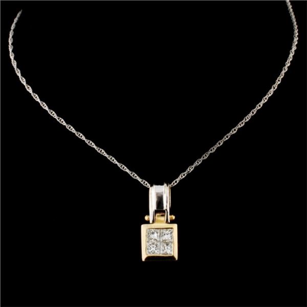 0.46ctw Diamond Pendant in 14K Gold