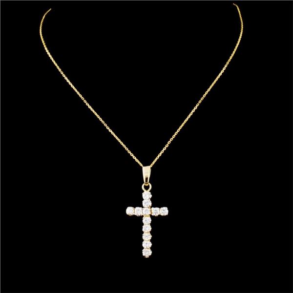0.54ctw Diamond Pendant in 14K Gold