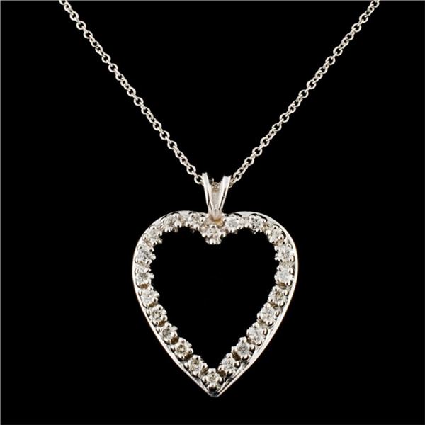 0.33ctw Diamond Pendant in 14K Gold