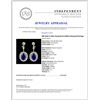 Image 3 : 17.46ct Tanzanite & 3.89ctw Diam Earrings 18K Gold