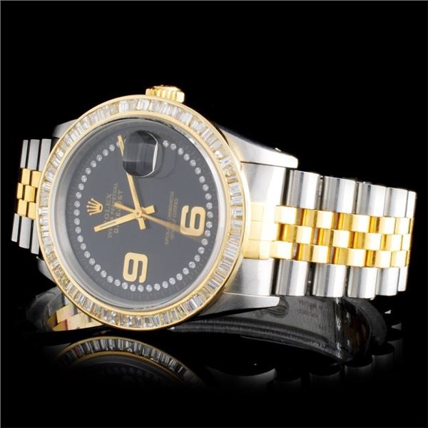 36mm Diamond Rolex DateJust Watch