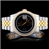 Image 2 : 36mm Diamond Rolex DateJust Watch