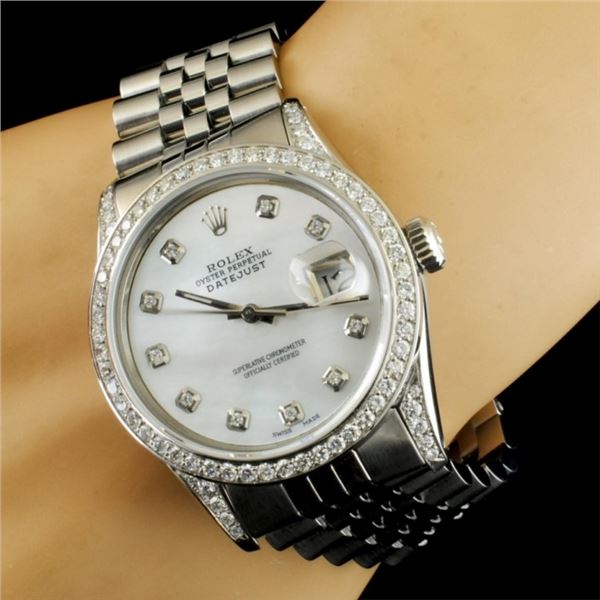 36MM Rolex DateJust with 1.50ctw Diamond