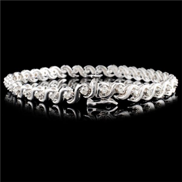 1.00ctw Diamond Bracelet in 14K Gold
