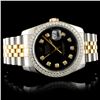 Image 3 : 36MM Rolex DateJust Diamond Watch 18K YG/SS
