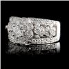 Image 1 : 1.26ctw Diamond Ring in 18K White Gold