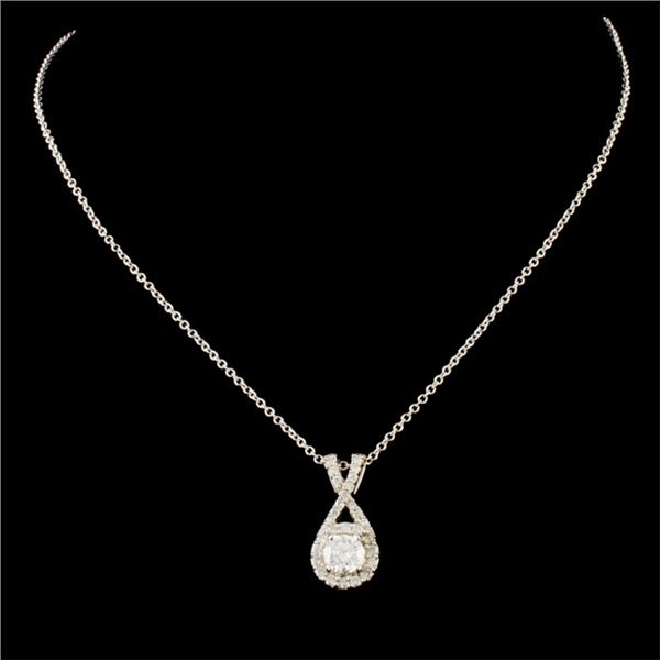 0.51ctw Diamond Pendant in 14K Gold