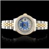 Image 2 : Diamond Ladies Watch: Rolex DateJust 18K/SS