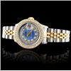 Image 3 : Diamond Ladies Watch: Rolex DateJust 18K/SS