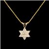 Image 2 : 0.24ctw Diamond Pendant in 14K Gold