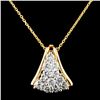 Image 2 : 0.62ctw Diamond Pendant in 14K Gold