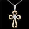 Image 2 : 18K Pendant with 0.47ctw Diamonds in Gold