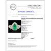 Image 5 : Emerald and Diam Ring, 18K Gold, 1.24ct & 0.47ctw