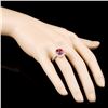 Image 3 : 3.36ct Tourmaline & 1.10ctw Diam Ring, 14K Gold