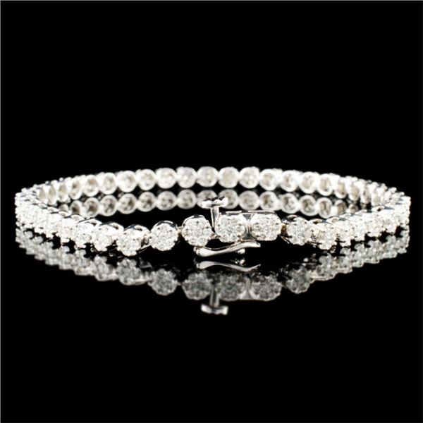 Diamond Bracelet: 3.15ctw in 14K Gold