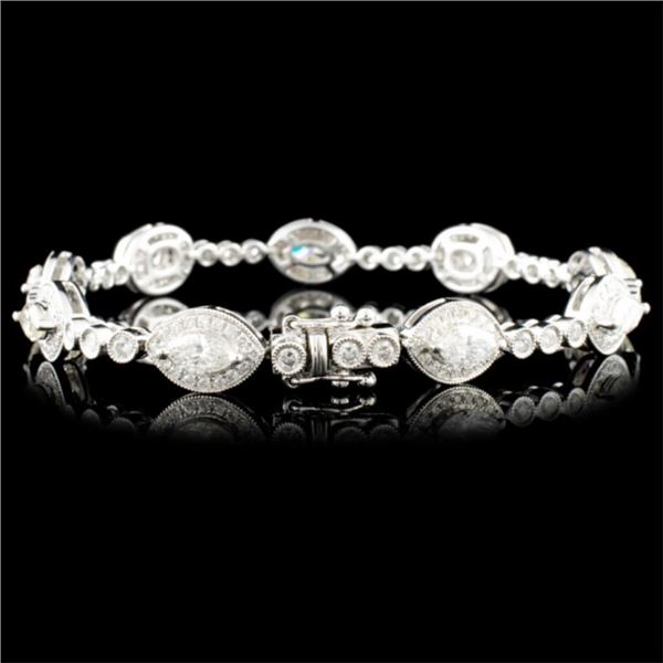 Diamond Bracelet: 18K Gold, 5.29ctw