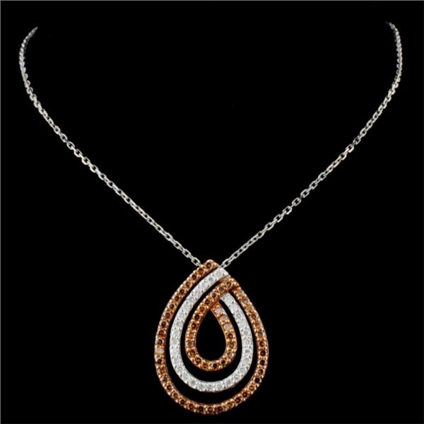 Fancy Diamond Pendant in 14K Gold (1.06ctw)