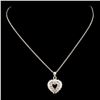 Image 2 : 0.14ctw Diamond Pendant in 14K Gold