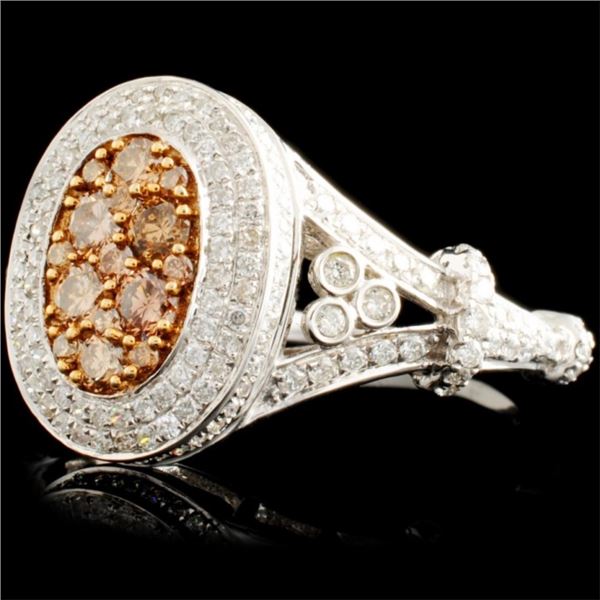 1.06ctw Fancy Color Diamond Ring in 14K Gold