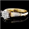 Image 1 : 0.87ctw Diamond Ring in 14K Yellow Gold