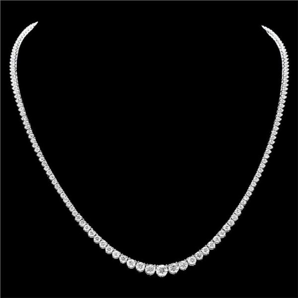 12.00ct Diamond Necklace in 18k White Gold