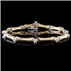 Image 2 : 0.25ctw Diamond Bracelet in 14K Gold