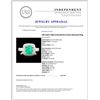 Image 5 : 1.08ct Emerald & 0.51ctw Diamond 14K Gold Ring