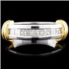 Image 1 : 0.65ctw Diamond Ring in 18K Two-Tone Gold