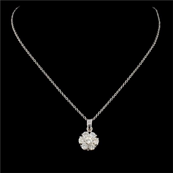 0.65ctw Diamond Pendant in 14K Gold