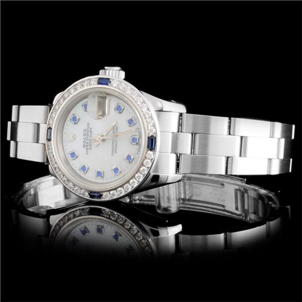 Diamond Ladies Watch: Rolex SS DateJust