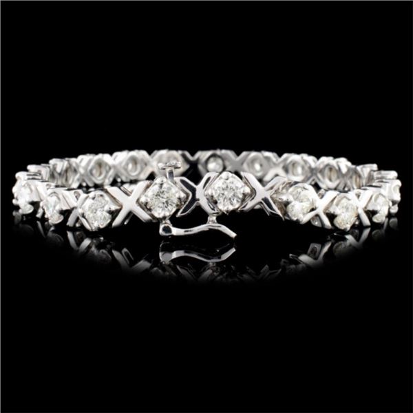 Fancy Diamond Bracelet: 14K Gold, 5.00ctw