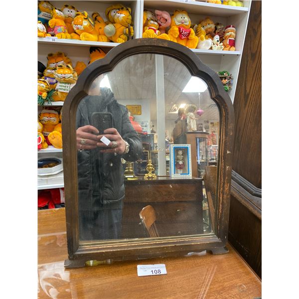 Antique Table Top Shaving Mirror