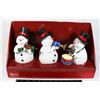 Image 1 : SNOW MAN CHRISTMAS DECORATIONS