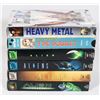 LOT OF 6 VHS HEAVY METAL, THE HOBBIT ANIMATED,