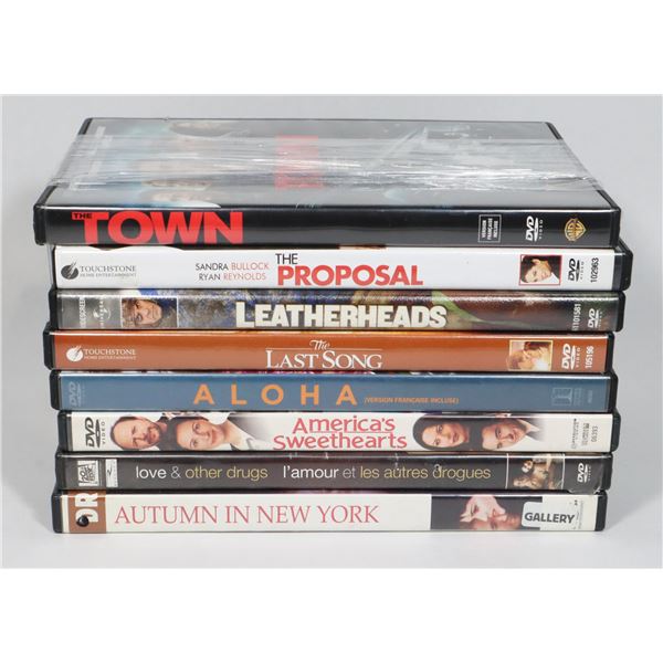 LOT OF 8 DVDS AUTUMN IN NEW YORK, AMERICA'S